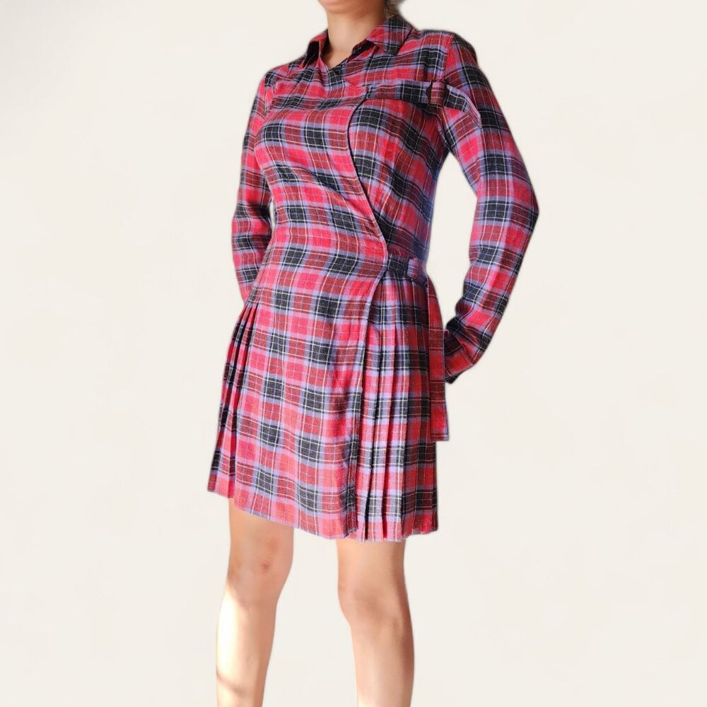 OPENING CEREMONY PLAID DRESS NWT